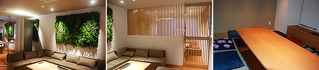 日本リート投資法人オフィス：和室コーナー等